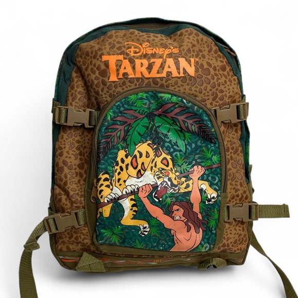 Disney Other - Vintage Tarzan Backpack Y2K Nostalgia Rare Disney 2000s Children's School Bag